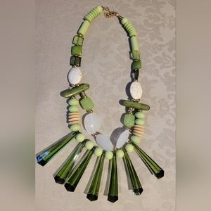 Jewelry Chunky Fun lime green necklace